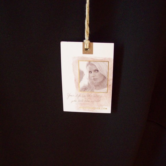 NWT Jessica Simpson Classic Dress Knee - Length  Sleeveless Black  Size 10 - Picture 5 of 8